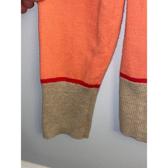 Women's Eddie Bauer Cardigan Sweater Lightweight Button Peach Beige Size Medium - Picture 5 of 8